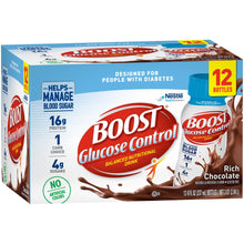Load image into Gallery viewer, Oral Supplement Boost® Glucose Control® Chocolate Sensation Flavor Ready to Use 8 oz. Bottle
