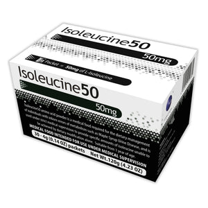 Isoleucine50 Unflavored Amino Acid Oral Supplement, 4 Gram Individual Packet