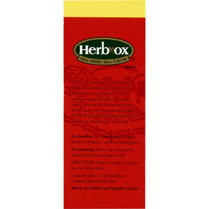 Sodium Free Instant Broth Herb-Ox® Beef Flavor Bouillon Flavor Ready to Use 8 oz. Individual Packet