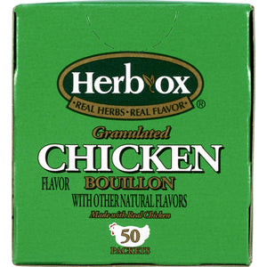 Instant Broth Herb-Ox® Chicken Flavor Bouillon Ready to Use 8 oz. Individual Packet