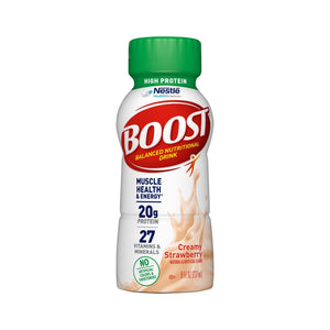 Boost® High Protein Strawberry Oral Supplement, 8 oz. Bottle