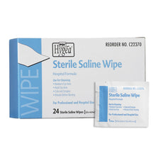 Load image into Gallery viewer,  Saline Wipe Hygea® Individual Packet Saline Unscented 24 Count 
