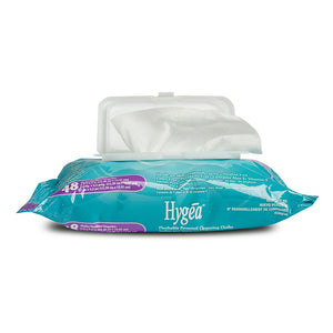  Flushable Personal Wipe Hygea® Soft Pack Aloe / Vitamin E Scented 48 Count 