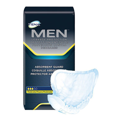  Bladder Control Pad TENA® Men™ Moderate Guard Moderate Absorbency Dry-Fast Core™ One Size Fits Most Adult Male Disposable 