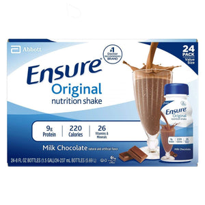 Oral Supplement Ensure® Original Chocolate Flavor Ready to Use 8 oz. Bottle