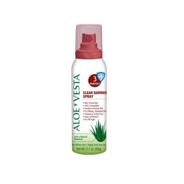  Skin Barrier Spray Aloe Vesta® 40 to 60% / 30 to 40% Strength Hexamethyldisiloxane / White Petroleum USP Pump Bottle NonSterile 