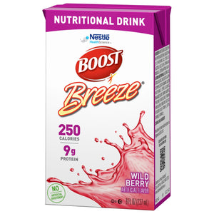 Oral Supplement Boost® Breeze® Wild Berry Flavor Ready to Use 8 oz. Carton