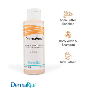  Shampoo and Body Wash DermaVera® 7.5 oz. Flip Top Bottle Scented 