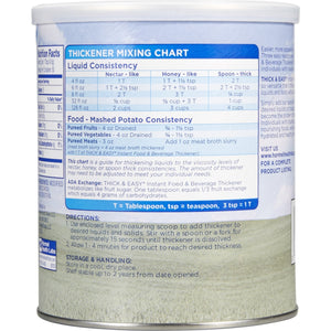 Food and Beverage Thickener Thick & Easy® 8 oz. Canister Unflavored Powder Consistency Varies By Preparation