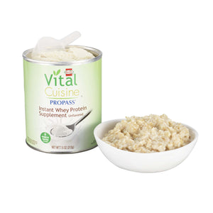 Oral Protein Supplement Vital Cuisine® ProPass® Whey Protein Unflavored Powder 7.5 oz. Can