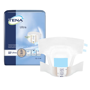  Unisex Adult Incontinence Brief TENA® Ultra X-Large Disposable Moderate Absorbency 