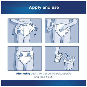  Unisex Adult Incontinence Brief Attends® Classic X-Large Disposable Heavy Absorbency 