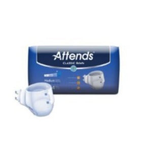  Unisex Adult Incontinence Brief Attends® Classic Regular Disposable Heavy Absorbency 