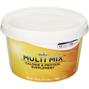 Oral Protein Supplement Multi Mix™ Calorie & Protein Unflavored 3.5 lbs. Tub Powder