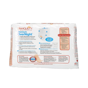  Unisex Adult Absorbent Underwear Tranquility® Premium OverNight™ Pull On with Tear Away Seams Small Disposable Heavy Absorbency 