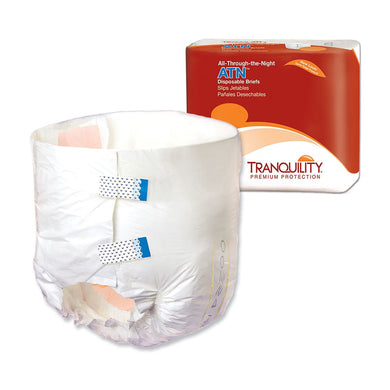  Unisex Adult Incontinence Brief Tranquility® ATN Large Disposable Heavy Absorbency 