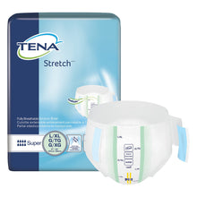 Load image into Gallery viewer,  Unisex Adult Incontinence Brief TENA® Stretch™ Super Large / X-Large Disposable Heavy Absorbency 

