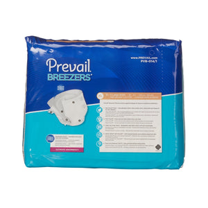  Unisex Adult Incontinence Brief Prevail® Breezers® X-Large Disposable Heavy Absorbency 