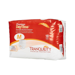  Unisex Adult Absorbent Underwear Tranquility® Premium DayTime™ Pull On with Tear Away Seams Medium Disposable Heavy Absorbency 