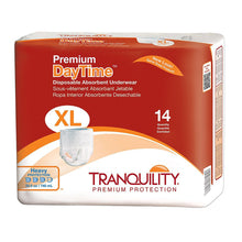 Load image into Gallery viewer,  Unisex Adult Absorbent Underwear Tranquility® Premium DayTime™ Pull On with Tear Away Seams X-Large Disposable Heavy Absorbency 
