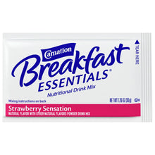 Load image into Gallery viewer, Oral Supplement Carnation® Breakfast Essentials® Strawberry Sensation Flavor Powder 36 Gram Individual Packet
