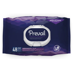  Personal Wipe Prevail® Soft Pack Aloe / Vitamin E / Chamomile Fresh Scent 48 Count 