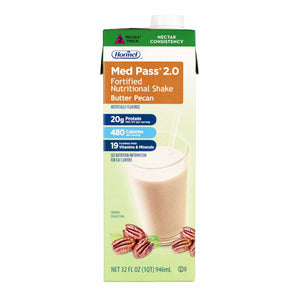 Oral Supplement Med Pass® 2.0 Butter Pecan Flavor Ready to Use 32 oz. Carton
