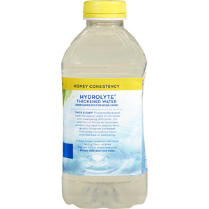 Thickened Water Thick & Easy® Hydrolyte® 46 oz. Bottle Lemon Flavor Ready to Use Honey Consistency