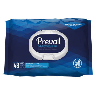  Personal Wipe Prevail® Soft Pack Aloe / Vitamin E / Chamomile Scented 48 Count 