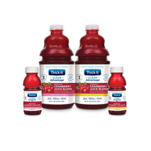 Load image into Gallery viewer, Thickened Beverage Thick-It® Clear Advantage® 64 oz. Bottle Cranberry Flavor Ready to Use Honey Consistency
