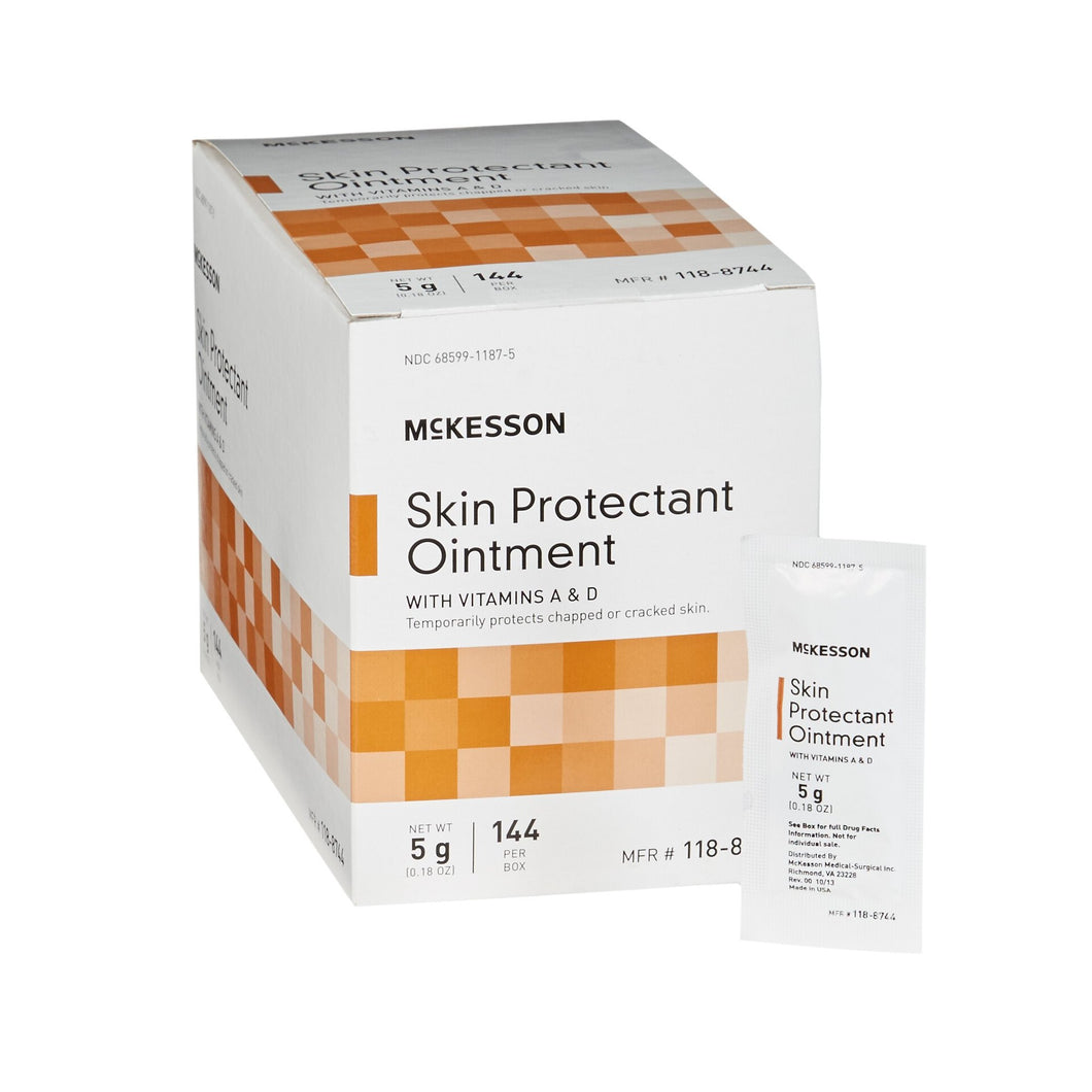  Skin Protectant McKesson 5 Gram Individual Packet Unscented Ointment 