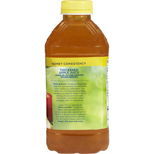 Thickened Beverage Thick & Easy® 46 oz. Bottle Apple Juice Flavor Ready to USe Honey Consistency