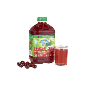 Thickened Beverage Thick & Easy® 46 oz. Bottle Cranberry Juice Cocktail Flavor Ready to Use Nectar Consistency