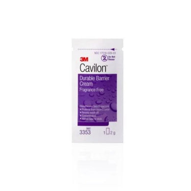  Skin Protectant 3M™ Cavilon™ 2 Gram Individual Packet Unscented Cream CHG Compatible 