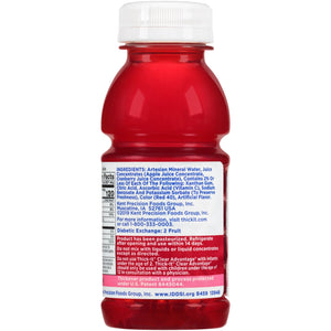 Thickened Beverage Thick-It® Clear Advantage® 8 oz. Bottle Cranberry Flavor Ready to Use Nectar Consistency