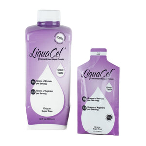 Oral Protein Supplement LiquaCel™ Grape Flavor Ready to Use 32 oz. Bottle