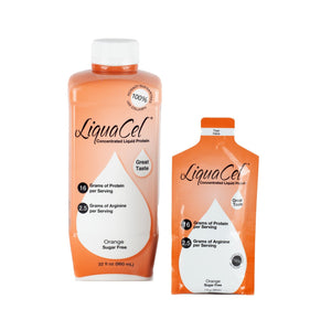 Oral Protein Supplement LiquaCel™ Orange Flavor Ready to Use 32 oz. Bottle