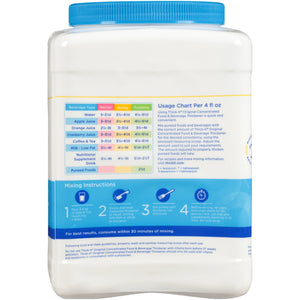 Food and Beverage Thickener Thick-It® Original Concentrated 36 oz. Canister Unflavored Powder Consistency Varies By Preparation