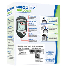 Load image into Gallery viewer, Blood Glucose Meter Prodigy® 7 Second Results Stores Up To 450 Results , 7 , 14 , and 30 Day Averaging No Coding Required
