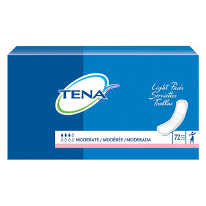  Bladder Control Pad TENA® Light Moderate 11 Inch Length Moderate Absorbency Dry-Fast Core™ One Size Fits Most Adult Unisex Disposable 