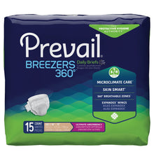 Load image into Gallery viewer,  Unisex Adult Incontinence Brief Prevail® Breezers 360°™ Size 3 Disposable Heavy Absorbency 
