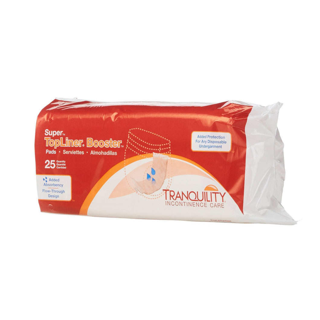 Incontinence Booster Pad TopLiner™ Super 4-1/4 X 15 Inch Heavy Absorbency Polymer Core One Size Fits Most Adult Unisex Disposable 