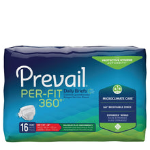 Load image into Gallery viewer,  Unisex Adult Incontinence Brief Prevail® Per-Fit 360°™ Medium Disposable Heavy Absorbency 
