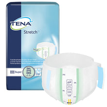 Load image into Gallery viewer,  Unisex Adult Incontinence Brief TENA® Stretch™ Super 3X-Large Disposable Heavy Absorbency 
