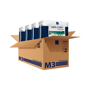  Unisex Adult Incontinence Brief Abri-Form™ Premium M3 Medium Disposable Heavy Absorbency 