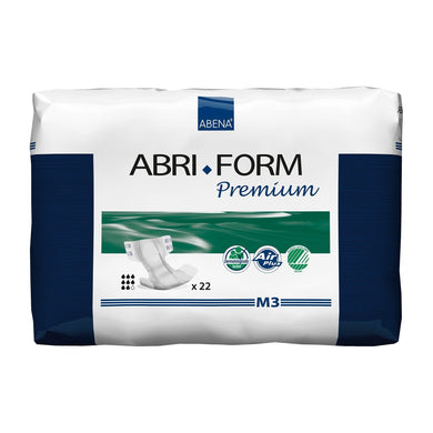  Unisex Adult Incontinence Brief Abri-Form™ Premium M3 Medium Disposable Heavy Absorbency 
