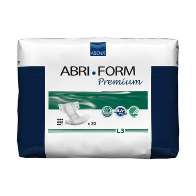 Unisex Adult Incontinence Brief Abri-Form™ Premium L3 Large Disposable Heavy Absorbency 