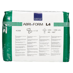  Unisex Adult Incontinence Brief Abri-Form™ Comfort L4 Large Disposable Heavy Absorbency 