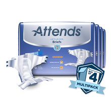 Load image into Gallery viewer,  Unisex Adult Incontinence Brief Attends® Advanced Medium Disposable Heavy Absorbency 
