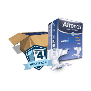  Unisex Adult Incontinence Brief Attends® Advanced 2X-Large Disposable Heavy Absorbency 
